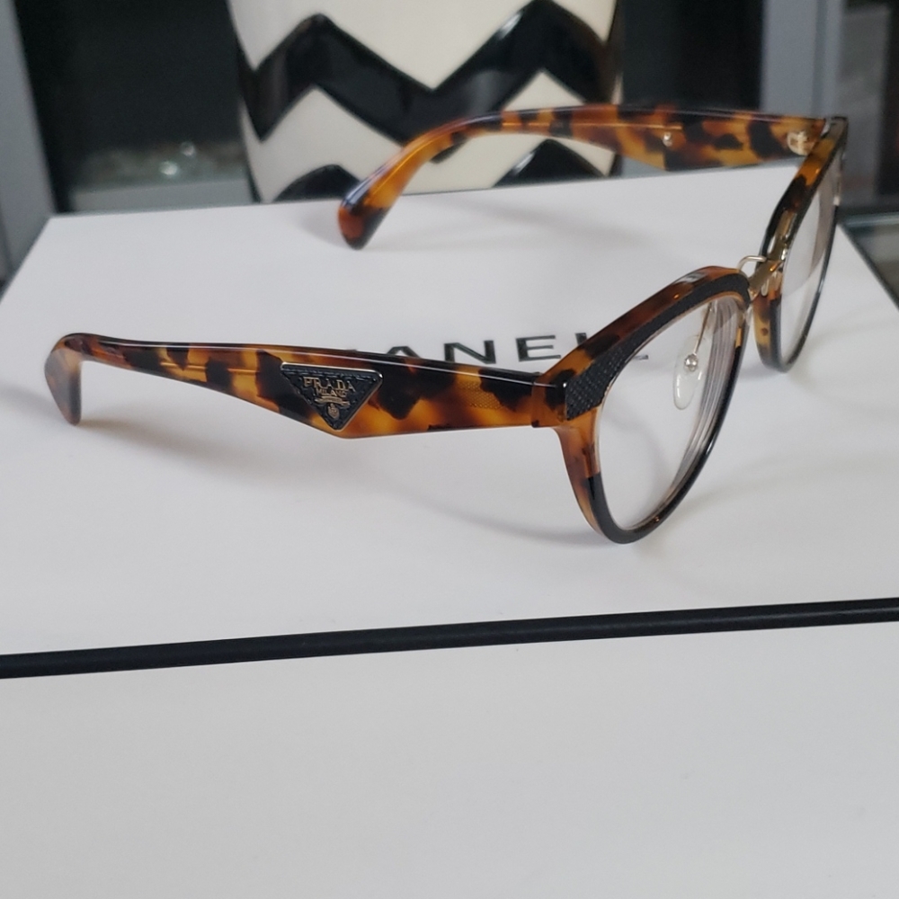 Prada Tortoise Shell Glasses - Picture 2 of 8